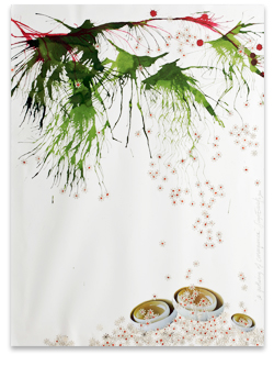 collage painting, copyright Sonya Evanisko